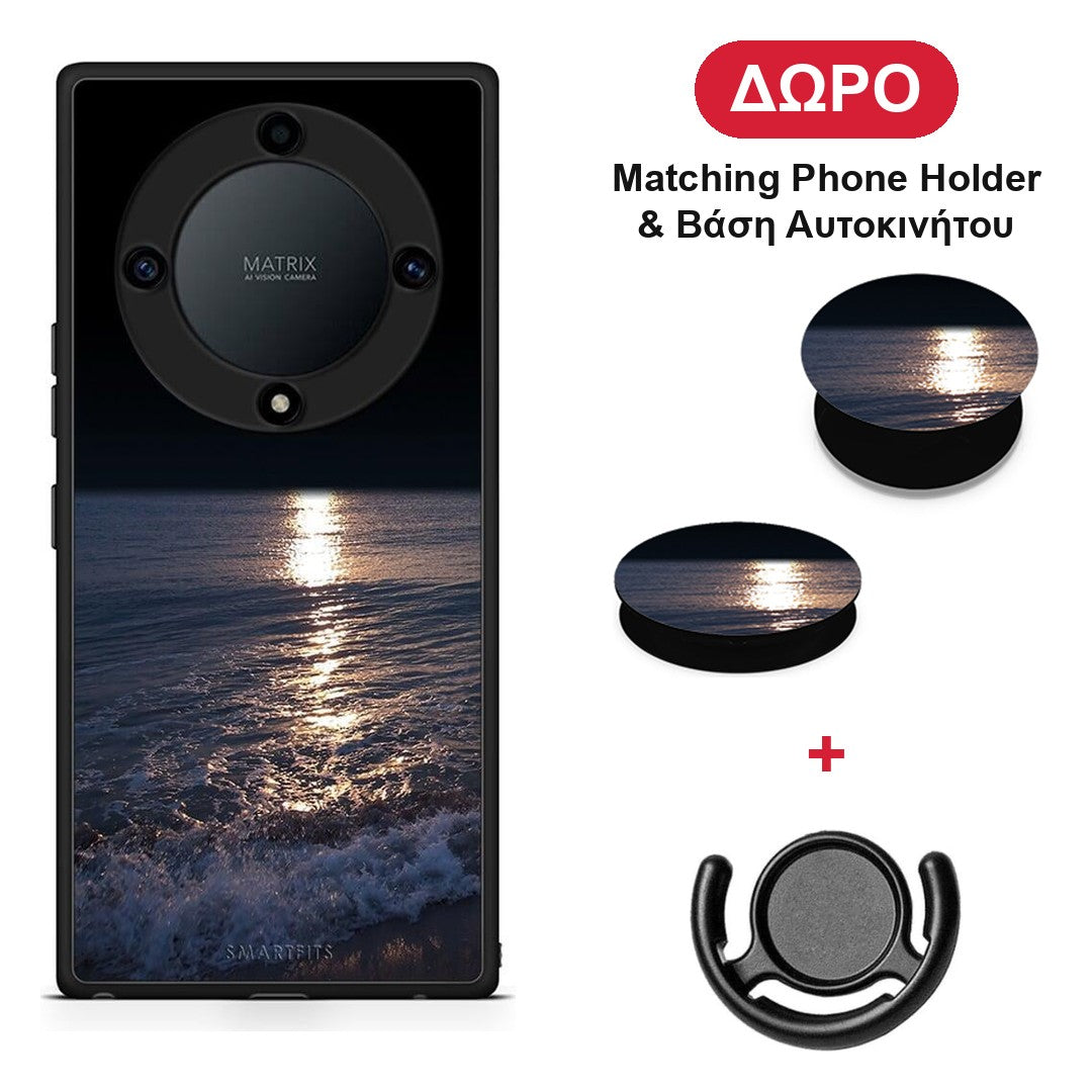 Landscape Moon - Honor Magic5 Lite 5G / X9a θήκη + Δώρο Phone Holder & Βάση Αυτοκινήτου