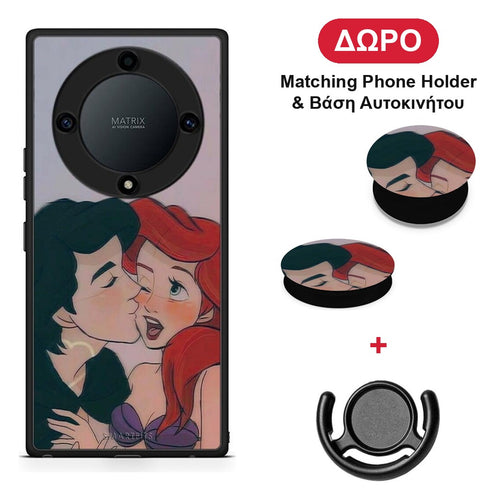 Mermaid Couple - Honor Magic5 Lite 5G / X9a θήκη + Δώρο Phone Holder & Βάση Αυτοκινήτου