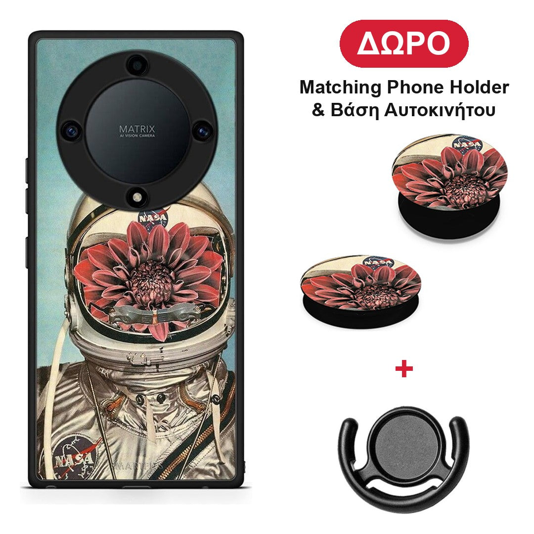 Nasa Bloom - Honor Magic5 Lite 5G / X9a θήκη + Δώρο Phone Holder & Βάση Αυτοκινήτου