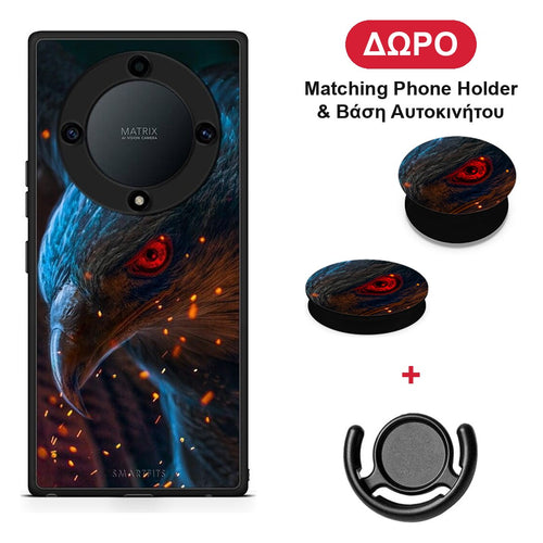 PopArt Eagle - Honor Magic5 Lite 5G / X9a θήκη + Δώρο Phone Holder & Βάση Αυτοκινήτου