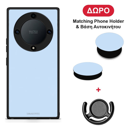 Powder Blue - Honor Magic5 Lite 5G / X9a θήκη + Δώρο Phone Holder & Βάση Αυτοκινήτου