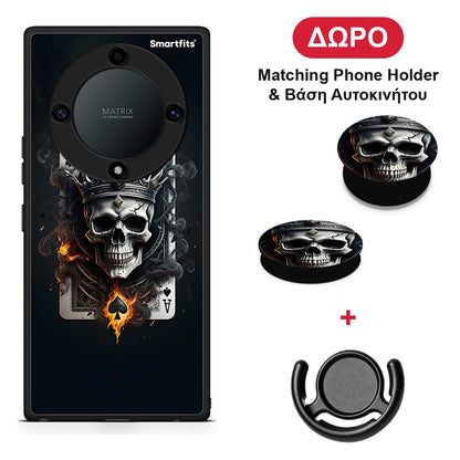 Skull King Ace - Honor Magic5 Lite 5G / X9a θήκη + Δώρο Phone Holder & Βάση Αυτοκινήτου