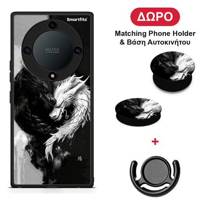 Yin Yang - Honor Magic5 Lite 5G / X9a θήκη + Δώρο Phone Holder & Βάση Αυτοκινήτου
