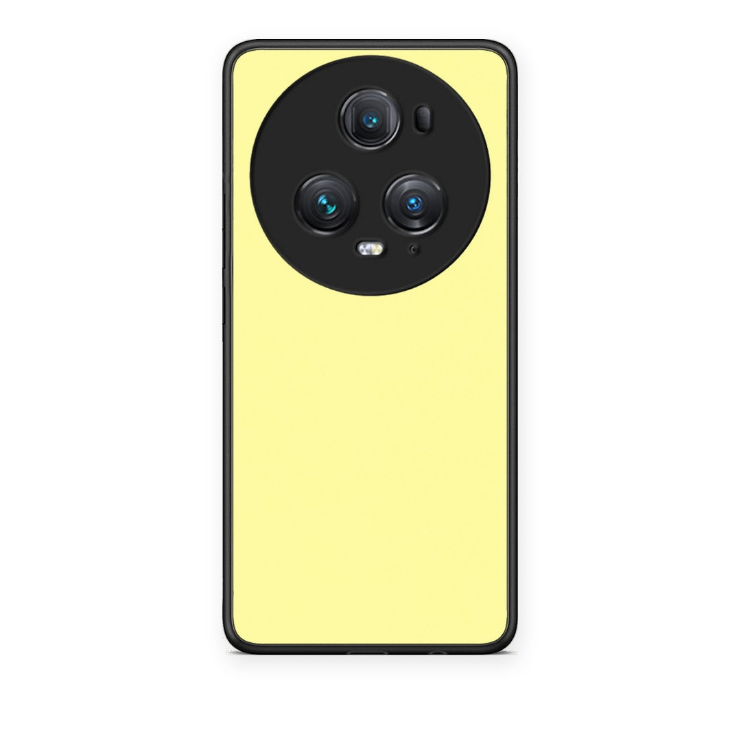 Θήκη Honor Magic5 Pro Butter Yellow από τη Smartfits με σχέδιο στο πίσω μέρος και μαύρο περίβλημα | Honor Magic5 Pro Butter Yellow case with colorful back and black bezels