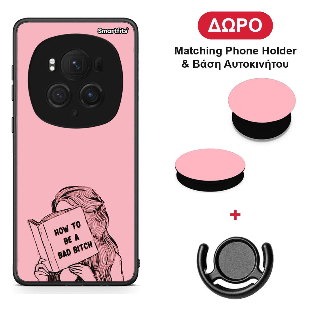 Bad Bitch - Honor Magic6 Pro θήκη + Δώρο Phone Holder & Βάση Αυτοκινήτου