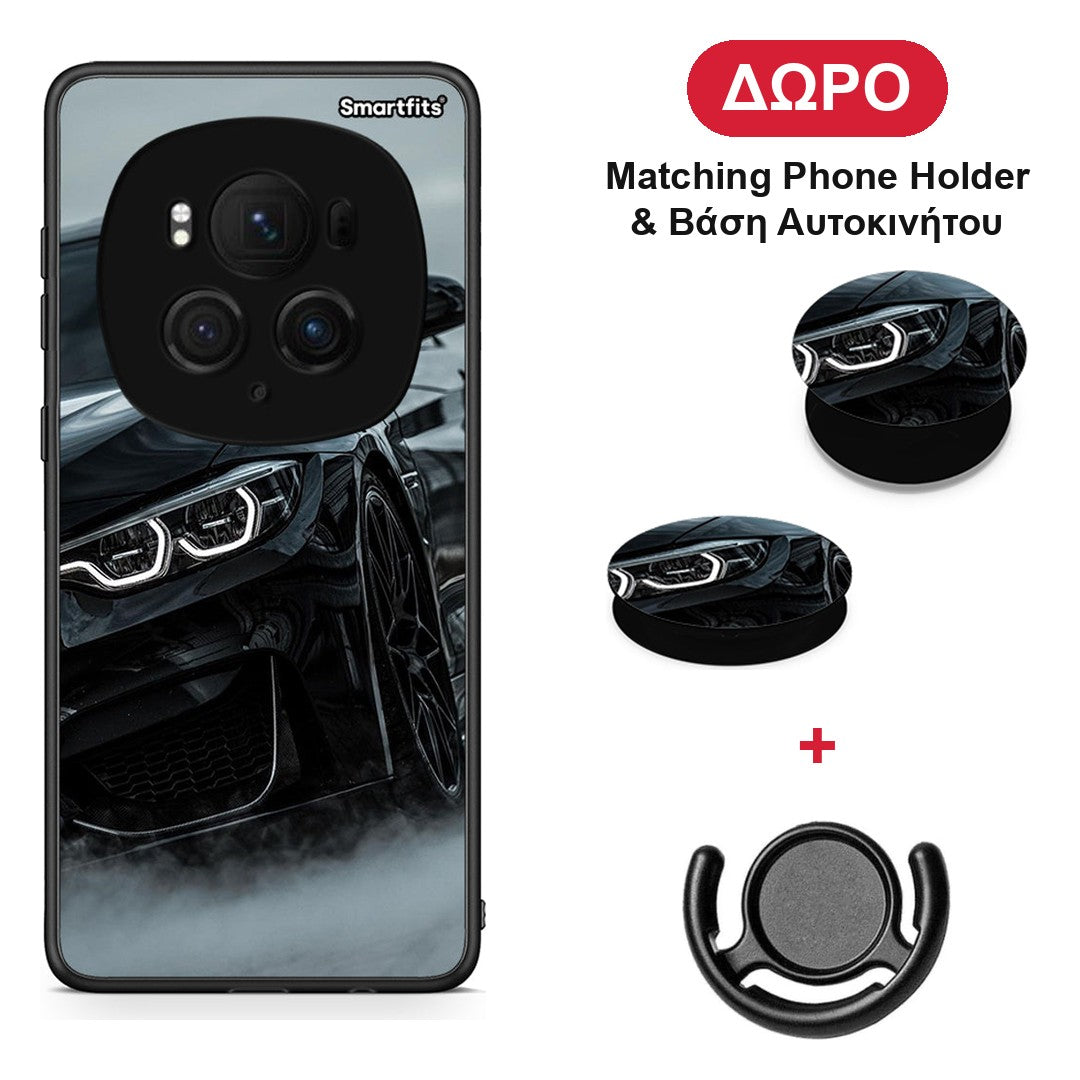 Black BMW - Honor Magic6 Pro θήκη + Δώρο Phone Holder & Βάση Αυτοκινήτου