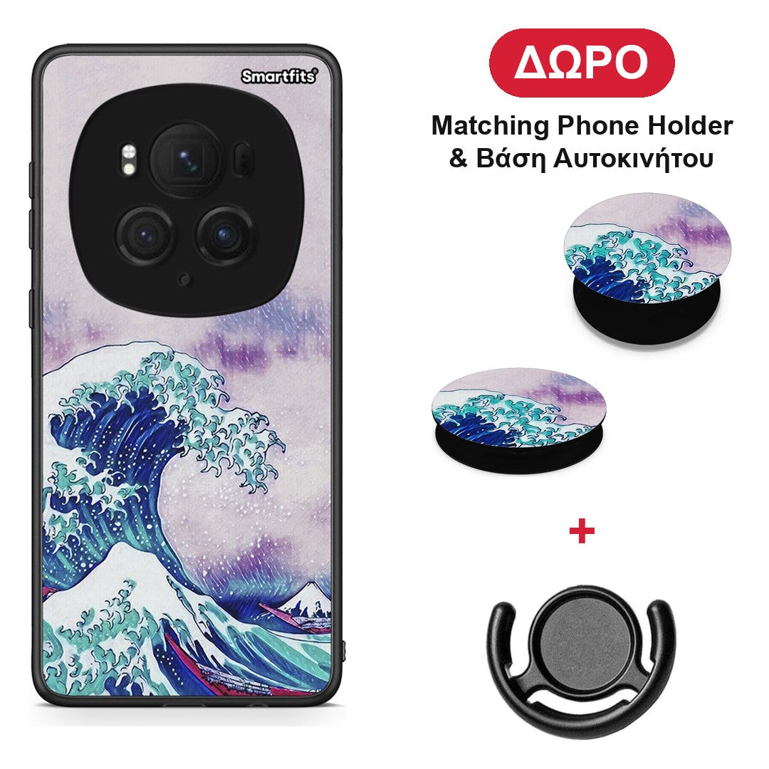 Blue Waves - Honor Magic6 Pro θήκη + Δώρο Phone Holder & Βάση Αυτοκινήτου
