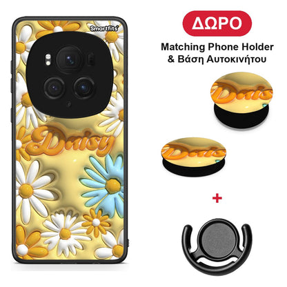 Bubble Daisies - Honor Magic6 Pro θήκη + Δώρο Phone Holder & Βάση Αυτοκινήτου