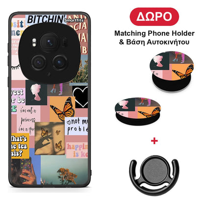 Collage Bitchin - Honor Magic6 Pro θήκη + Δώρο Phone Holder & Βάση Αυτοκινήτου
