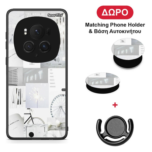 Collage Make Me Wonder - Honor Magic6 Pro θήκη + Δώρο Phone Holder & Βάση Αυτοκινήτου
