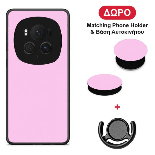 Cotton Candy Pink - Honor Magic6 Pro θήκη + Δώρο Phone Holder & Βάση Αυτοκινήτου