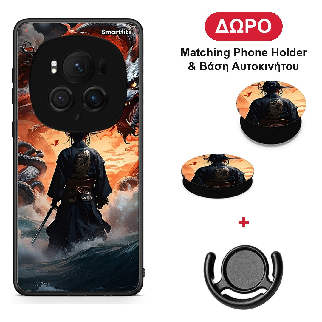 Dragons Fight - Honor Magic6 Pro θήκη + Δώρο Phone Holder & Βάση Αυτοκινήτου