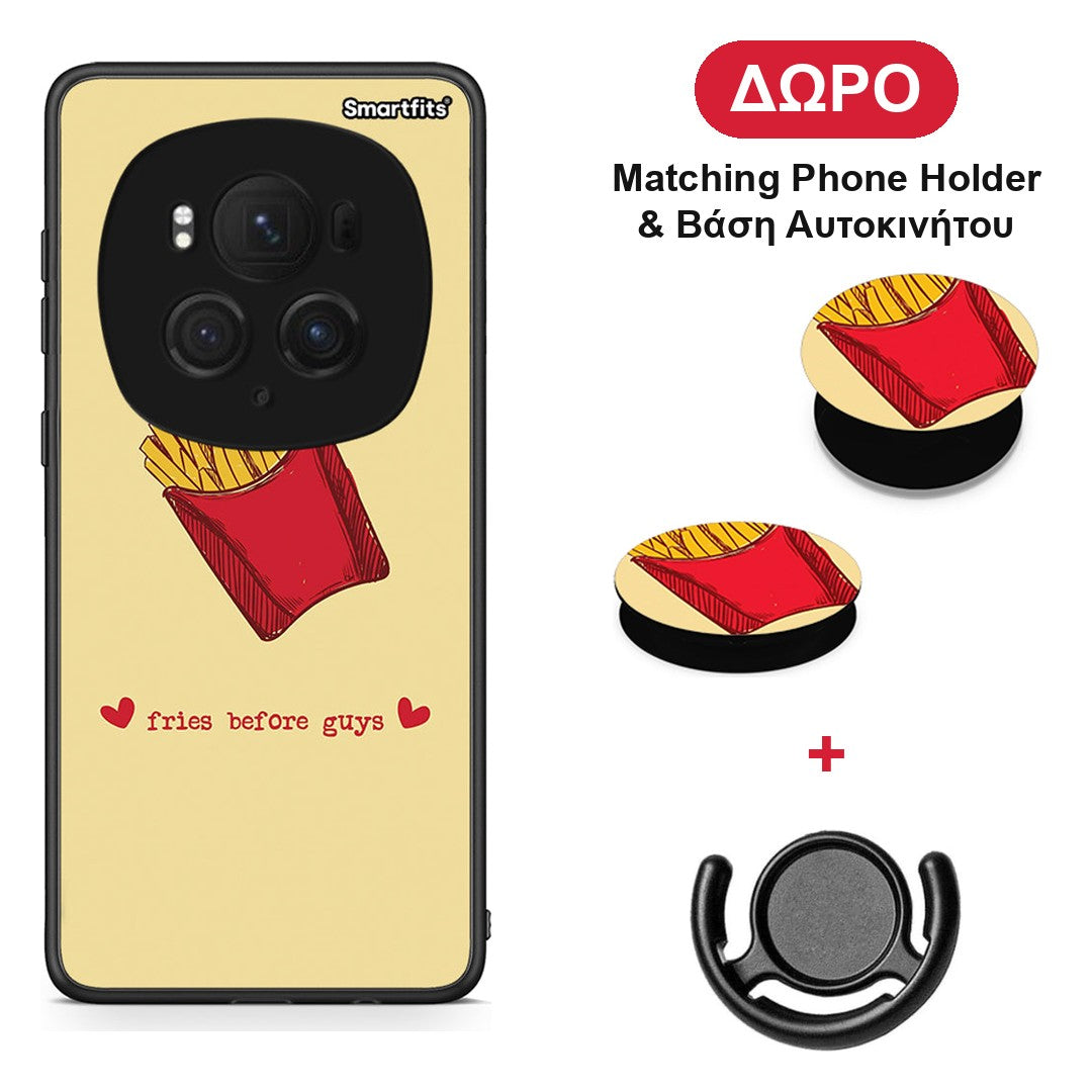 Fries Before Guys - Honor Magic6 Pro θήκη + Δώρο Phone Holder & Βάση Αυτοκινήτου