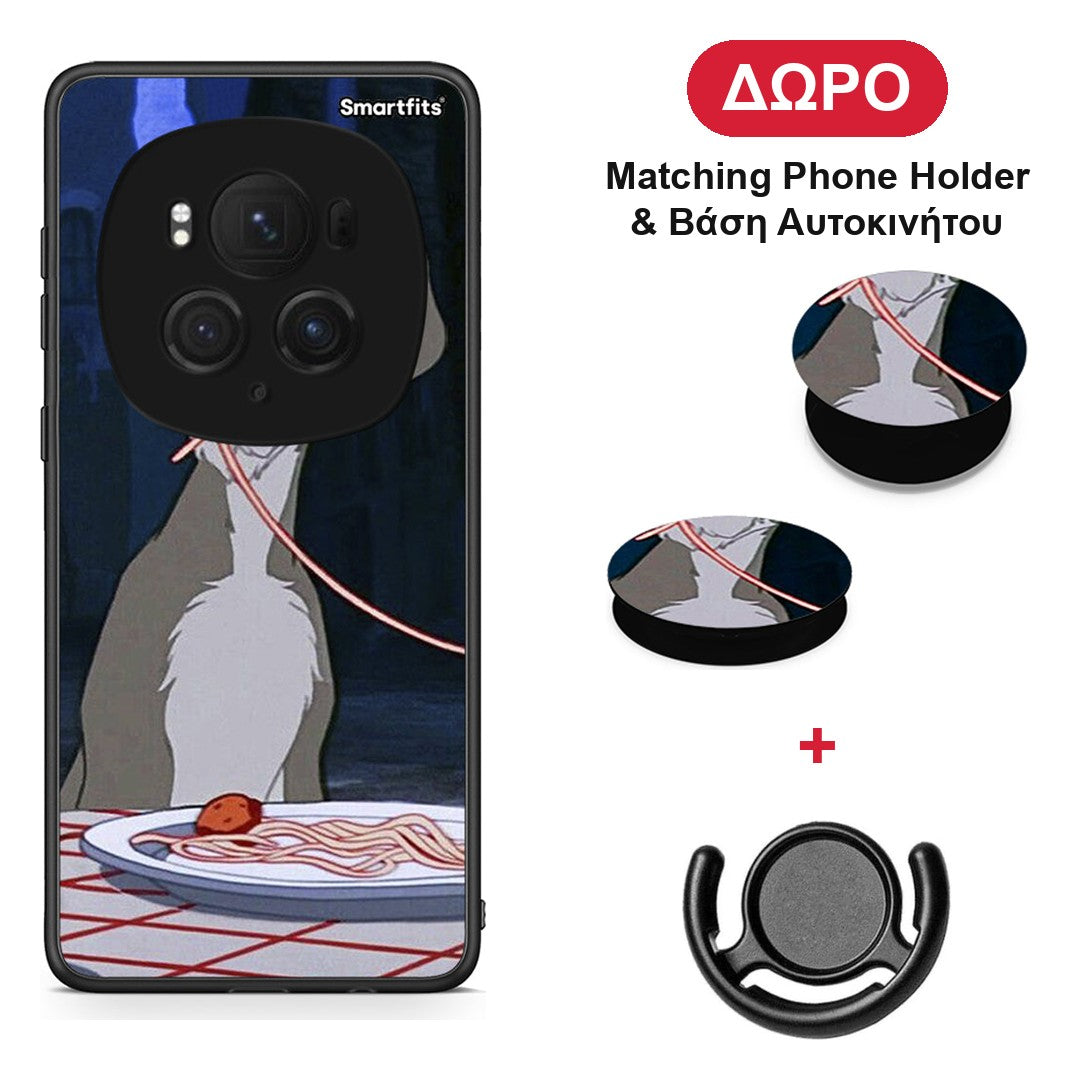 Lady And Tramp 1 - Honor Magic6 Pro θήκη + Δώρο Phone Holder & Βάση Αυτοκινήτου