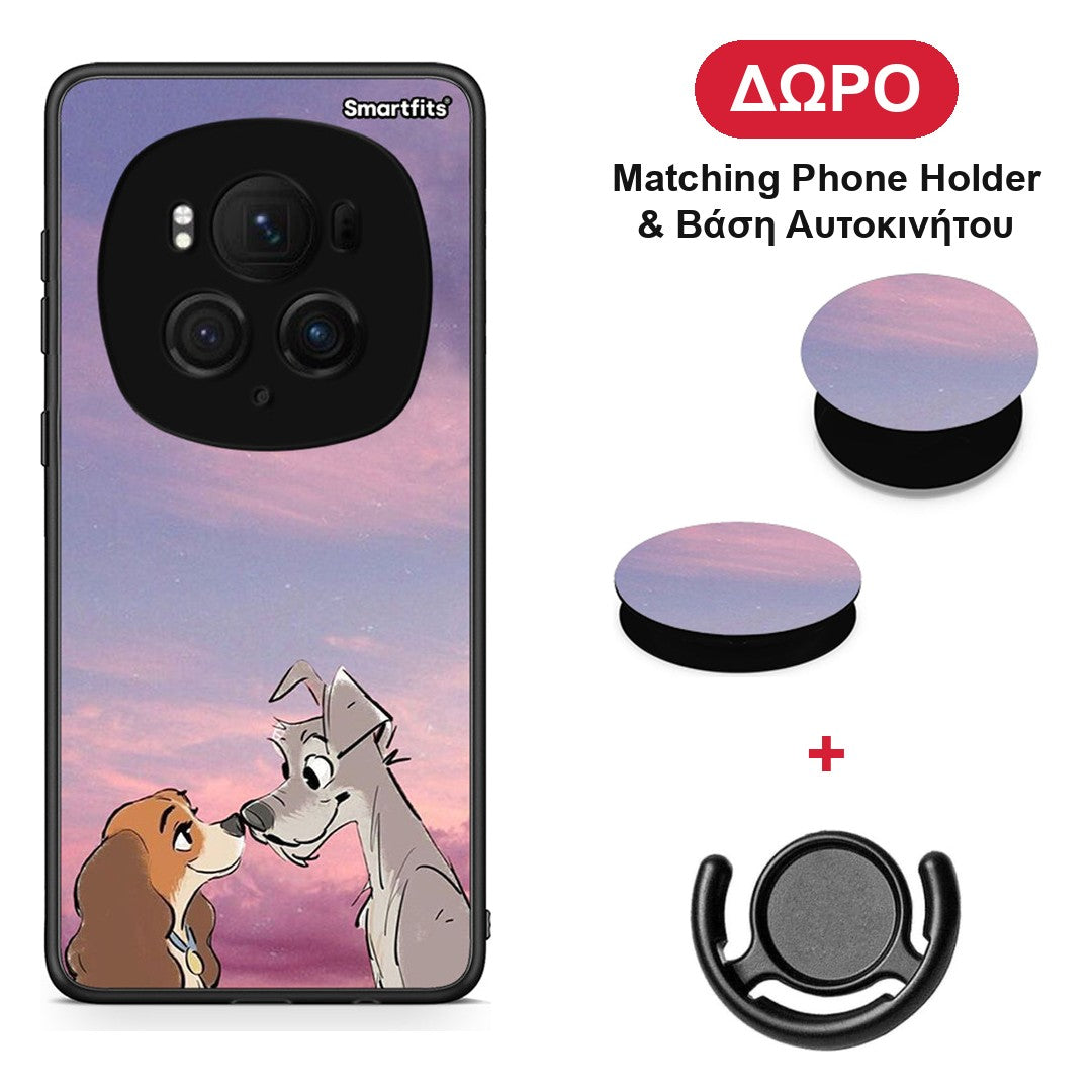 Lady And Tramp - Honor Magic6 Pro θήκη + Δώρο Phone Holder & Βάση Αυτοκινήτου