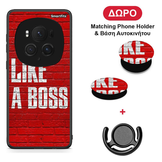 Like A Boss - Honor Magic6 Pro θήκη + Δώρο Phone Holder & Βάση Αυτοκινήτου