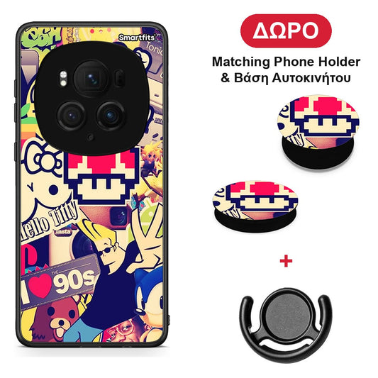 Love The 90s - Honor Magic6 Pro θήκη + Δώρο Phone Holder & Βάση Αυτοκινήτου