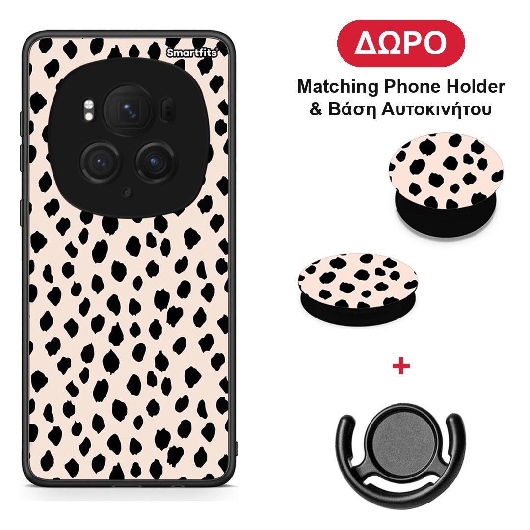 New Polka Dots - Honor Magic6 Pro θήκη + Δώρο Phone Holder & Βάση Αυτοκινήτου