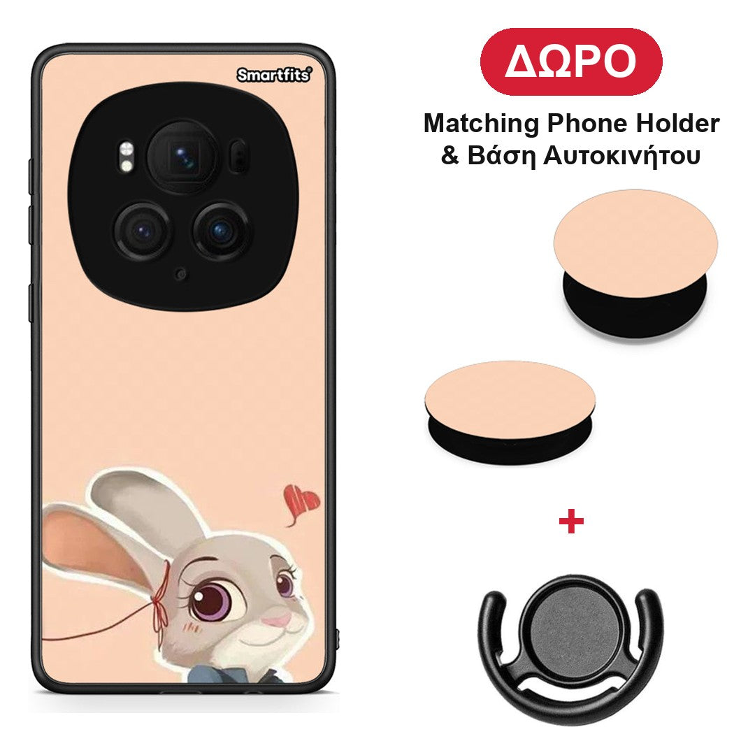 Nick Wilde And Judy Hopps Love 2 - Honor Magic6 Pro θήκη + Δώρο Phone Holder & Βάση Αυτοκινήτου