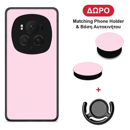 Pale Pink - Honor Magic6 Pro θήκη + Δώρο Phone Holder & Βάση Αυτοκινήτου