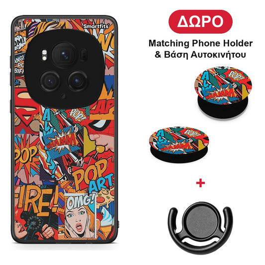 PopArt OMG - Honor Magic6 Pro θήκη + Δώρο Phone Holder & Βάση Αυτοκινήτου