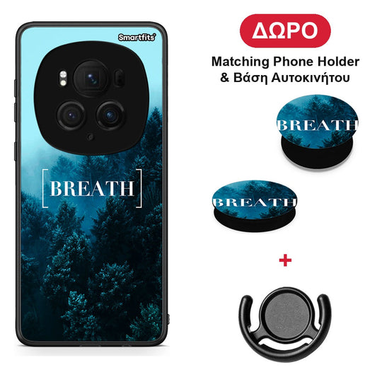 Quote Breath - Honor Magic6 Pro θήκη + Δώρο Phone Holder & Βάση Αυτοκινήτου