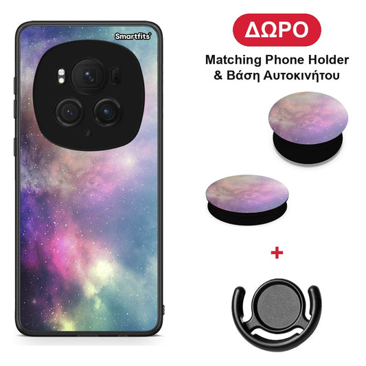 Galactic Rainbow - Honor Magic6 Pro θήκη + Δώρο Phone Holder & Βάση Αυτοκινήτου