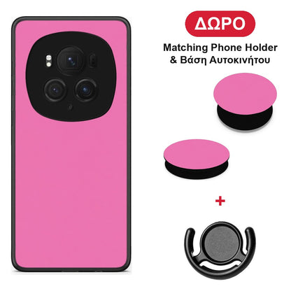 Rose Pink - Honor Magic6 Pro θήκη + Δώρο Phone Holder & Βάση Αυτοκινήτου