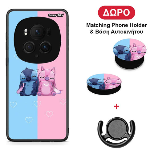 Stitch And Angel - Honor Magic6 Pro θήκη + Δώρο Phone Holder & Βάση Αυτοκινήτου