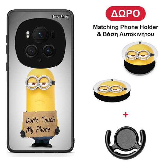 Text Minion - Honor Magic6 Pro θήκη + Δώρο Phone Holder & Βάση Αυτοκινήτου