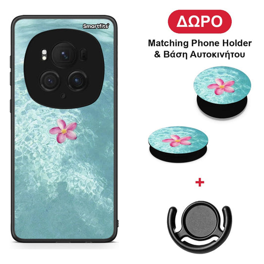 Water Flower - Honor Magic6 Pro θήκη + Δώρο Phone Holder & Βάση Αυτοκινήτου
