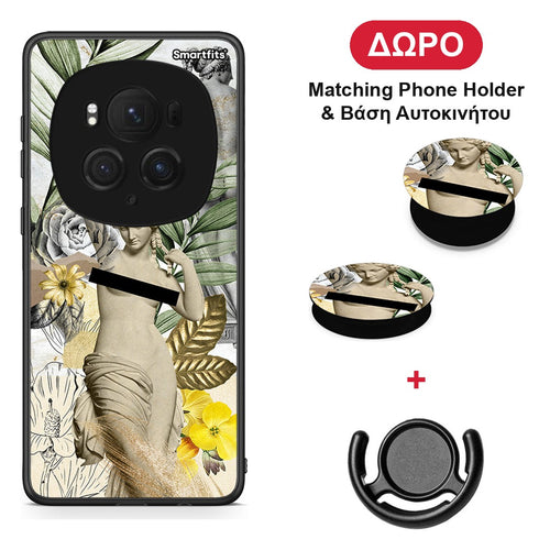 Woman Statue - Honor Magic6 Pro θήκη + Δώρο Phone Holder & Βάση Αυτοκινήτου