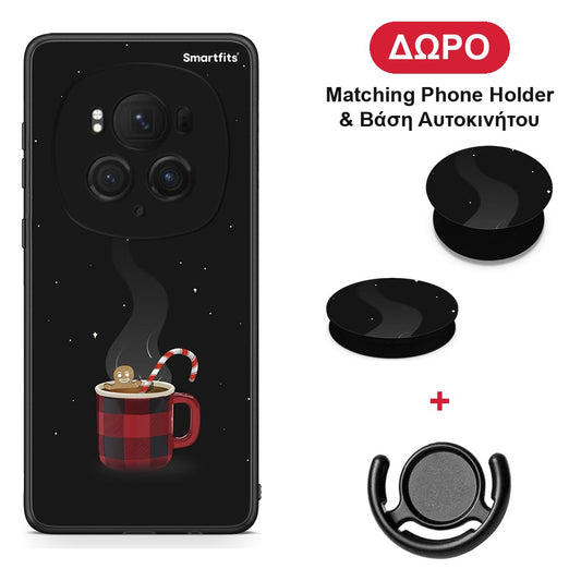 Xmas Bathing - Honor Magic6 Pro θήκη + Δώρο Phone Holder & Βάση Αυτοκινήτου