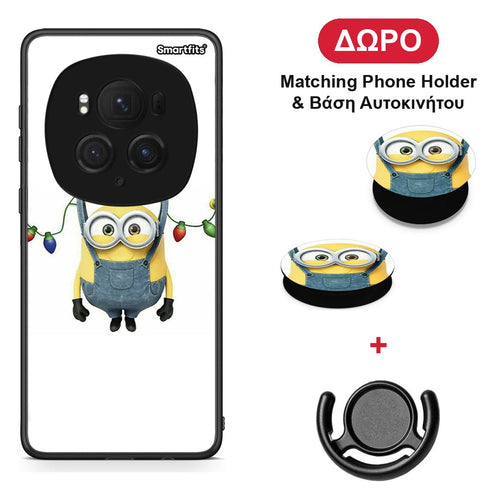 Xmas Minion Lights - Honor Magic6 Pro θήκη + Δώρο Phone Holder & Βάση Αυτοκινήτου