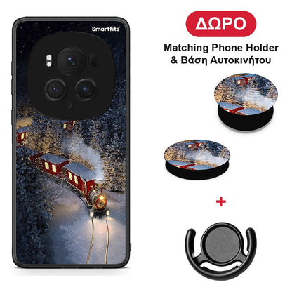 Xmas Train - Honor Magic6 Pro θήκη + Δώρο Phone Holder & Βάση Αυτοκινήτου