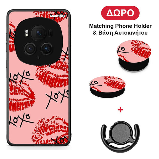 XOXO Lips - Honor Magic6 Pro θήκη + Δώρο Phone Holder & Βάση Αυτοκινήτου