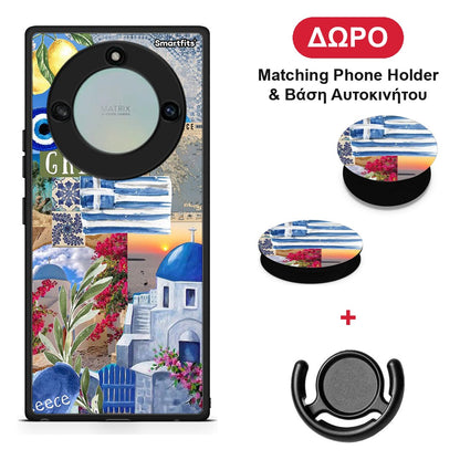 All Greek - Honor X40 θήκη + Δώρο Phone Holder & Βάση Αυτοκινήτου