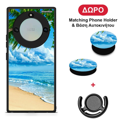 Beautiful Beach - Honor X40 θήκη + Δώρο Phone Holder & Βάση Αυτοκινήτου