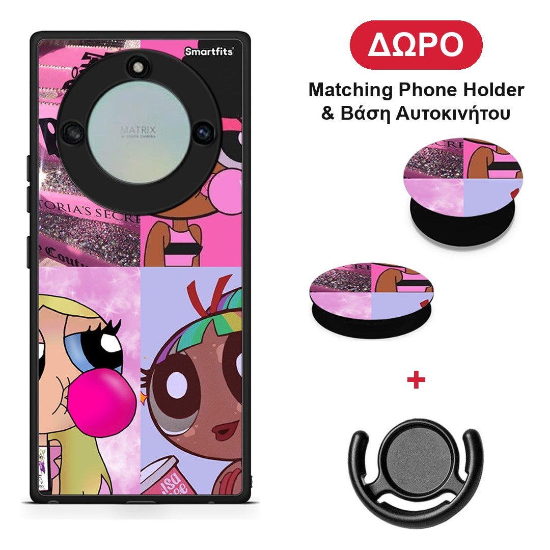 Bubble Girls - Honor X40 θήκη + Δώρο Phone Holder & Βάση Αυτοκινήτου