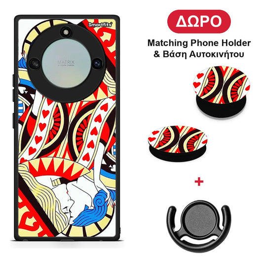 Card Love - Honor X40 θήκη + Δώρο Phone Holder & Βάση Αυτοκινήτου
