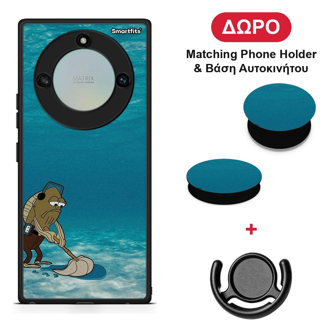 Clean The Ocean - Honor X40 θήκη + Δώρο Phone Holder & Βάση Αυτοκινήτου
