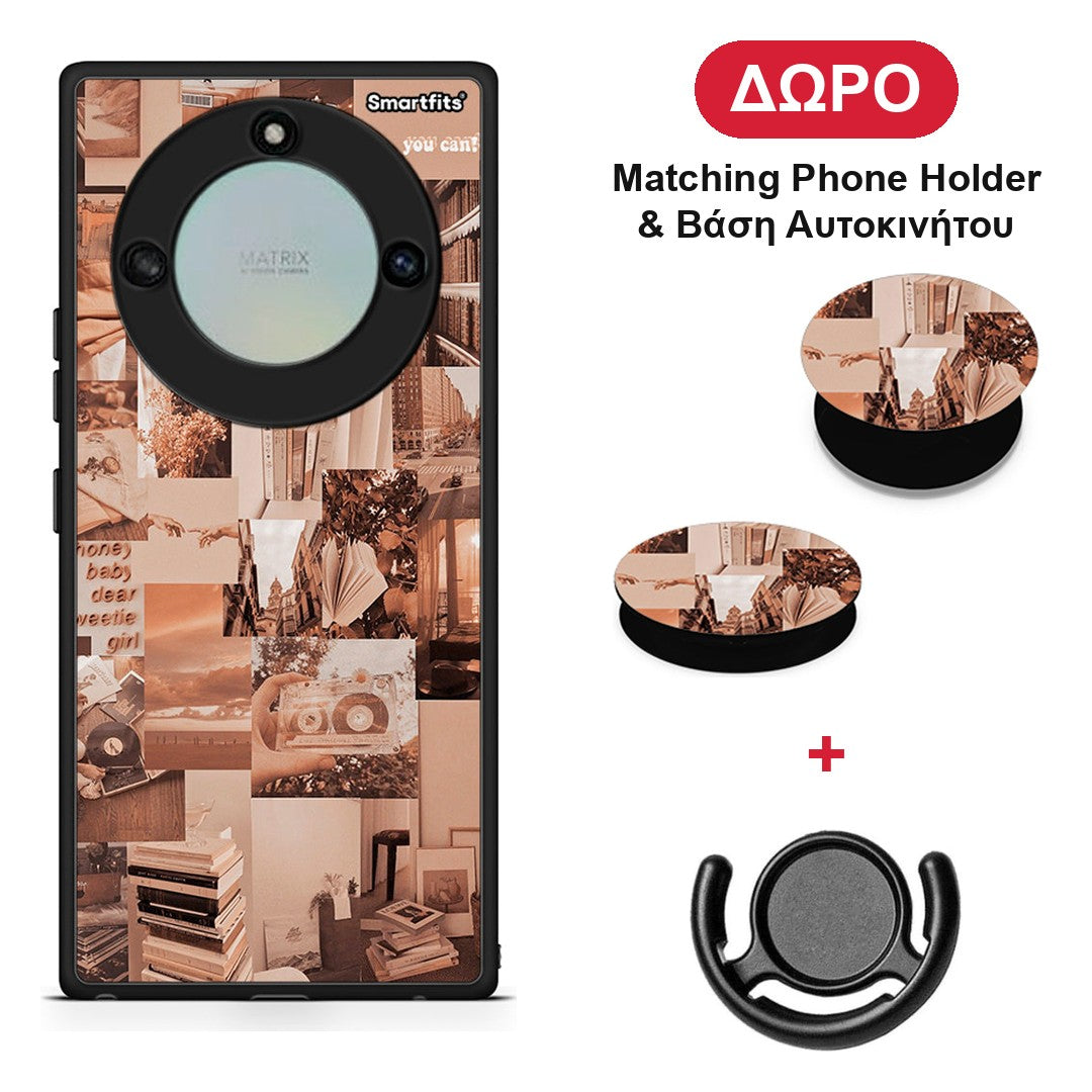 Collage You Can - Honor X40 θήκη + Δώρο Phone Holder & Βάση Αυτοκινήτου