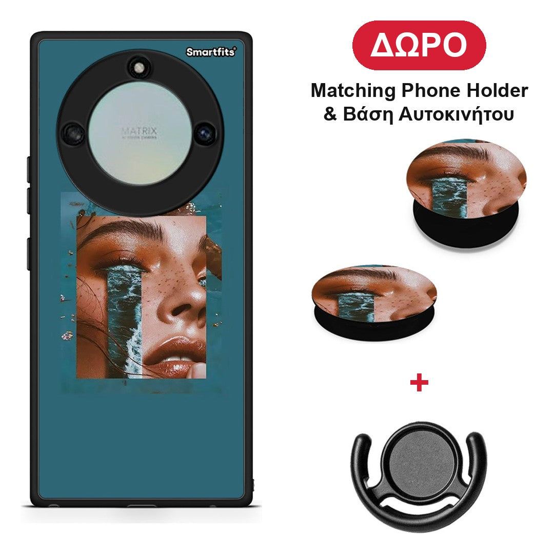 Cry An Ocean - Honor X40 θήκη + Δώρο Phone Holder & Βάση Αυτοκινήτου