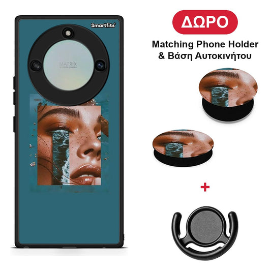Cry An Ocean - Honor X40 θήκη + Δώρο Phone Holder & Βάση Αυτοκινήτου