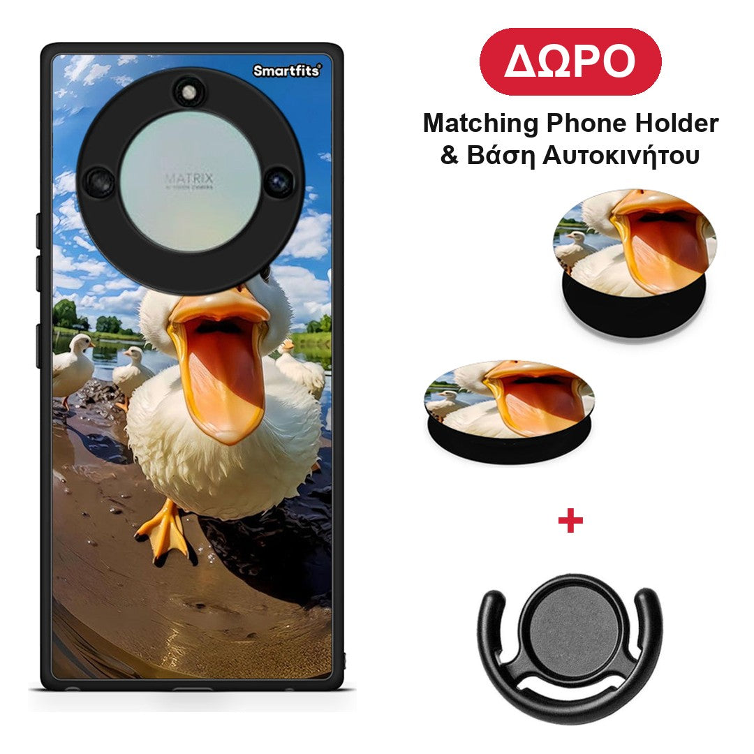 Duck Face - Honor X40 θήκη + Δώρο Phone Holder & Βάση Αυτοκινήτου