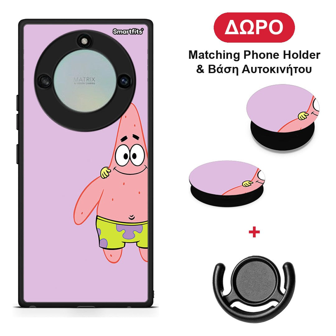 Friends Patrick - Honor X40 θήκη + Δώρο Phone Holder & Βάση Αυτοκινήτου