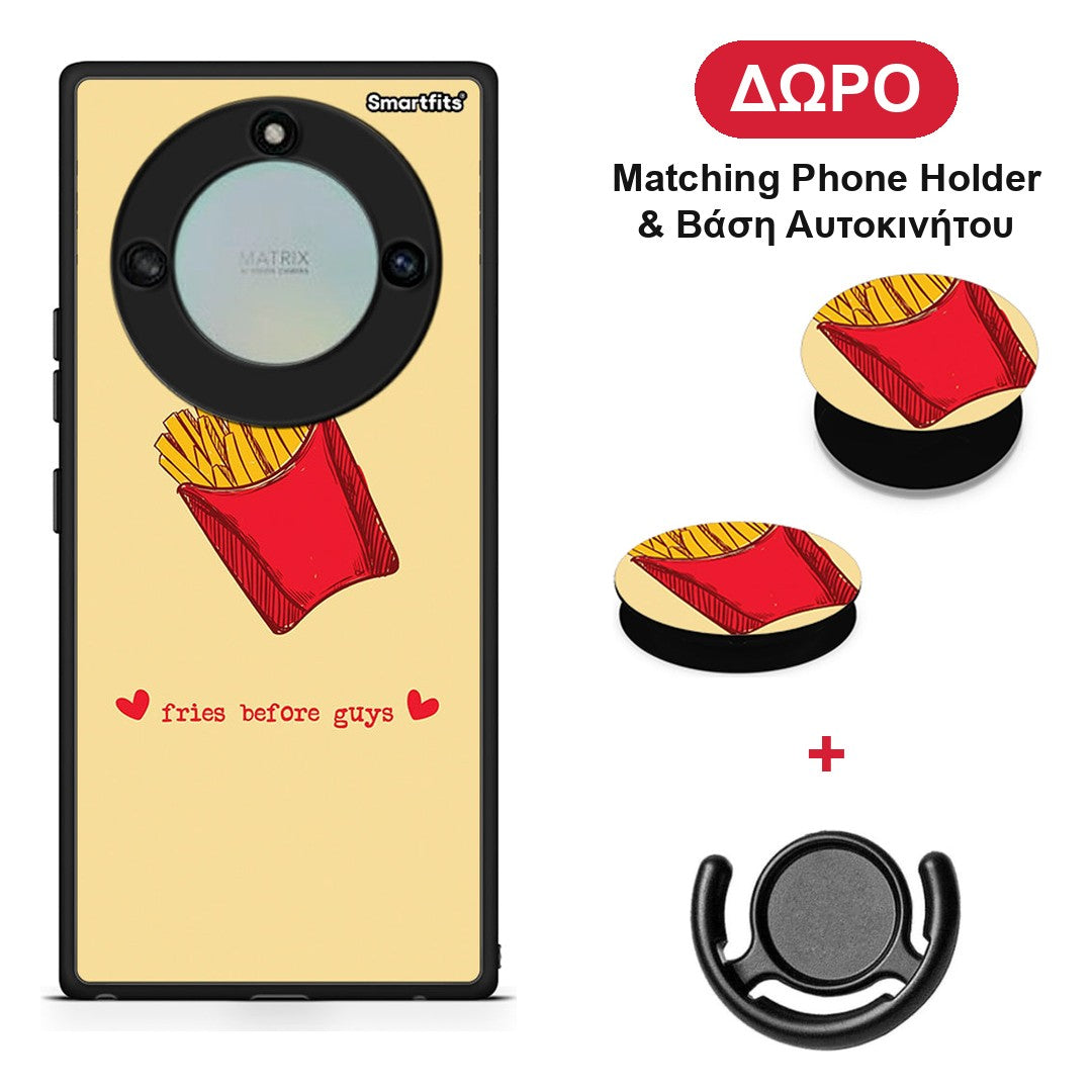 Fries Before Guys - Honor X40 θήκη + Δώρο Phone Holder & Βάση Αυτοκινήτου