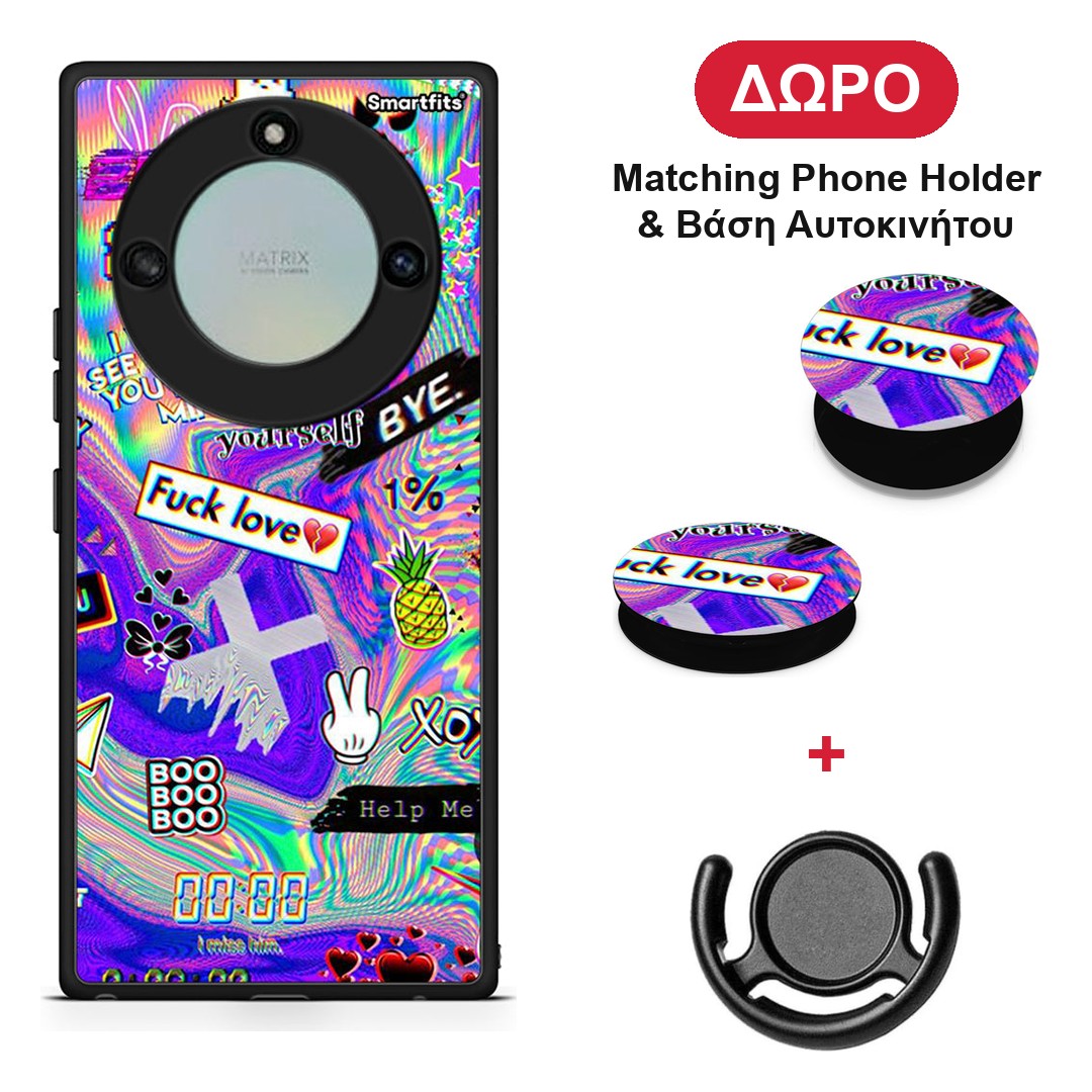 Game Over - Honor X40 θήκη + Δώρο Phone Holder & Βάση Αυτοκινήτου