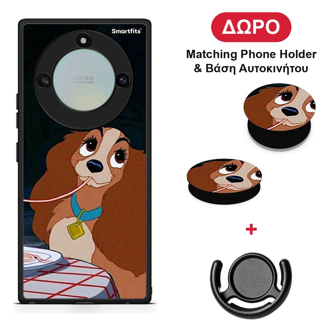 Lady And Tramp 2 - Honor X40 θήκη + Δώρο Phone Holder & Βάση Αυτοκινήτου