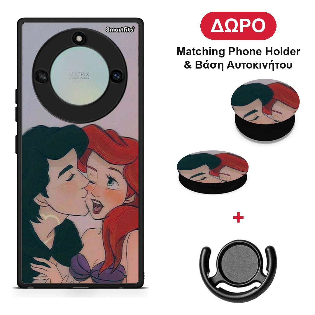Mermaid Couple - Honor X40 θήκη + Δώρο Phone Holder & Βάση Αυτοκινήτου